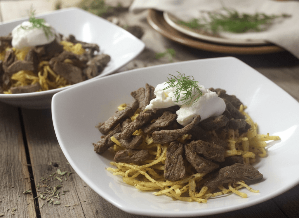 Etli çökertme kebabı